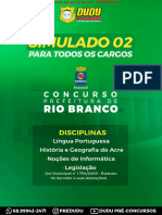 Simulado 02 Prefeitura