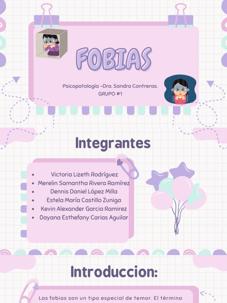 Fobias - Psicopatologia | PDF | Fobia | Terapia de conducta cognitiva
