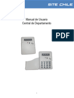 Manual de Usuario Central de Alarma Departamento