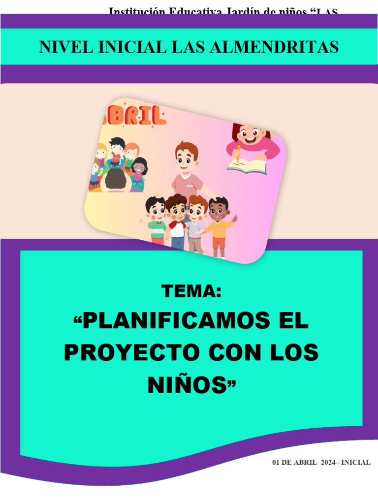 Sesiones Mes de Abril 3-7 | PDF | Educación de la primera infancia ...