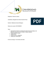 DERECHO LABORAL, ANTECEDENTES HISTORICOS