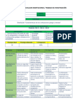 Rúbrica para Evaluar Disertaciones