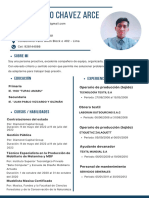 CV Pedro Chavez Arce