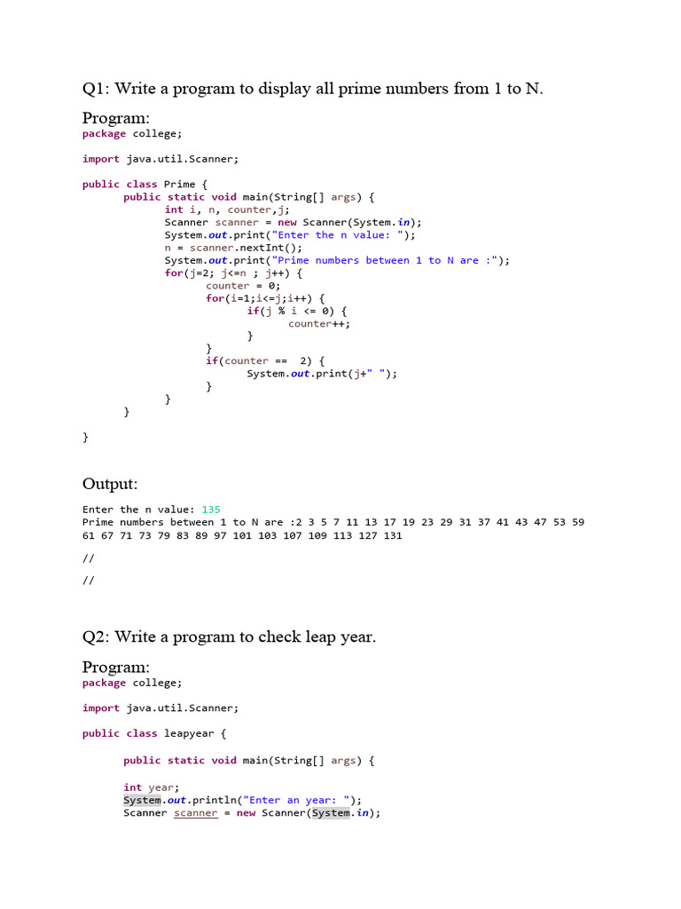 Practical Java | PDF | Password | Computing