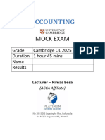 Cambridgeol 2025 Mock