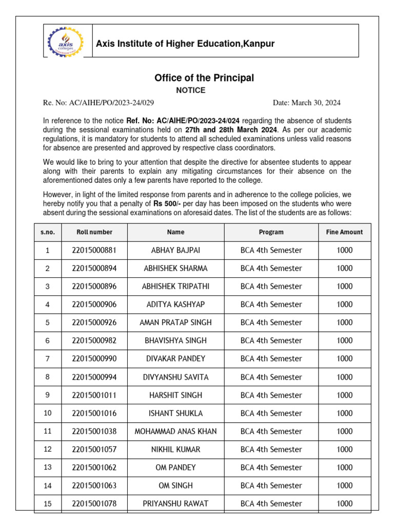 Notice Aihe Po 2023 24 029 | PDF