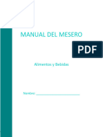 Manual Del Mesero