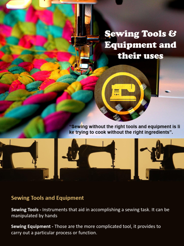 Sewing Tools and Equipment and Their Uses PDF Sewing Scissors