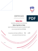 Certificado Curso 245