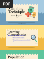 Sampling Techniques Education Presentation 