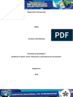 Actividad de Aprendizaje 7 Planeacion y Oresentacion de Mi Producto