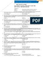 Bài Tập Tự Luyện: Bài 26: Các Loại Dao Động: Tắt Dần, Cưỡng Bức Và Duy Trì. Pen-C Vật Lí - Thầy Đỗ Ngọc Hà