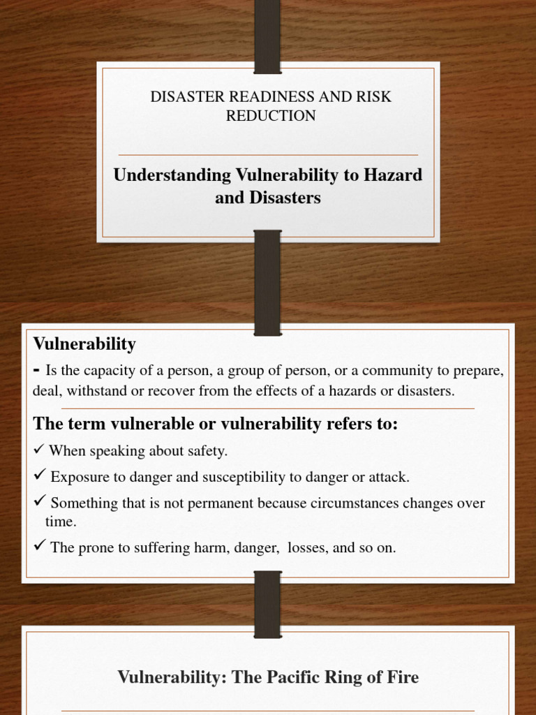 Understanding Disaster Vulnerability Factors | PDF | Vulnerability ...