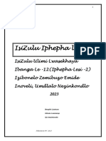 IsiZulu HL Grade P2 12 Revision 2023(4)