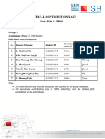 REPORT 2 - Group Assignment Individual Contribution Rate