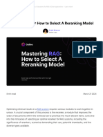 Mastering RAG_ How to Select A Reranking Model - Galileo