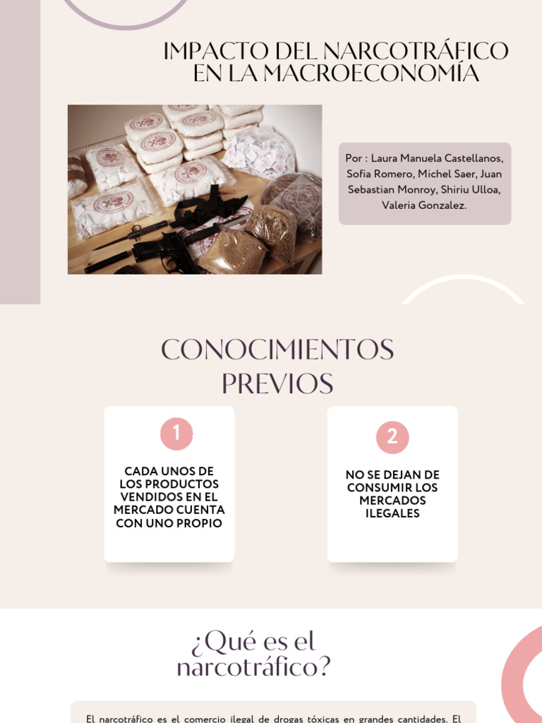 Impacto Del Narcotrafico en La Macroeconomia | PDF | Comercio ilegal de ...