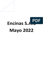 Encinas Sac Mayo 2022