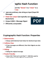 Cryptographic Hash Function and Its Properties
