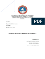 Informe de Audiencias Primera Declaración y Etapa Intermedia