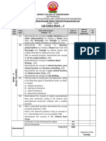 C++ Lab Index Sheet-7