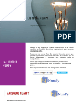 Clase -Librería numpy