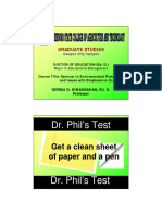Dr. Phil Test