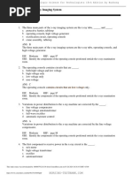 RadTech Board Exam: Cluster 1 Review | PDF | X Ray | Radiography