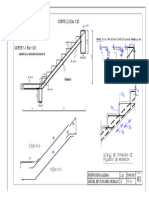 CORTE 2-2 Esc 1:20 PLANTA Esc 1:100: Diseño de La Segunda Escalera B