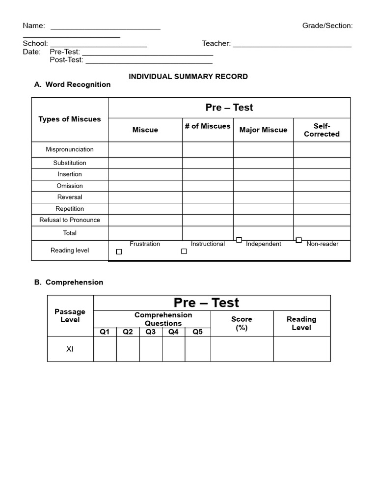 Pre Test | PDF | Public Health | Health Sciences