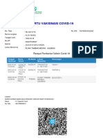 Kartu Vaksinasi Covid-19: Riwayat Pemberian Vaksin Covid-19