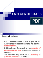 X 509 Certificates
