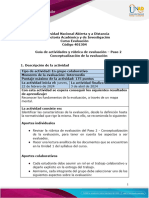 2 Guia de Actividades y Rúbrica de Evaluación Paso 2 - Conceptualización