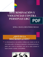 DISCRIMINACIÓN Y VIOLENCIAS CONTRA PERSONAS LGBTTTI