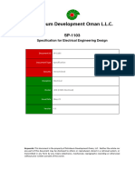 SP-1103 2021 Specification For Electrical Engineering Design