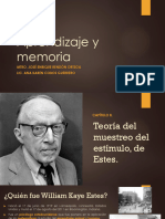 Teoría Del Muestreo Del Estímulo, de Estes