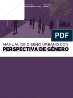 Municipalidad. Manual de Diseño Urbano Con Perspectiva de Género
