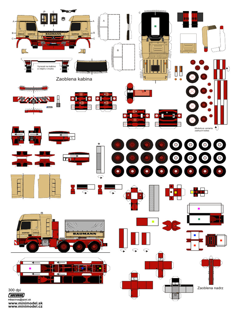 BB47 MB Actros 8x6 4160 SLT Baumann | PDF