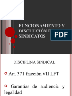 Funcionamiento y Disolución