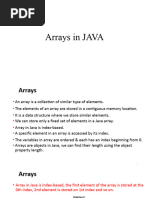 Unit-I - 2arrays in JAVA