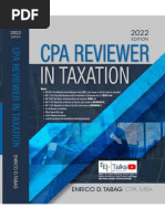 CPA Reviewer in Taxation (2022) - Tabag Searchable