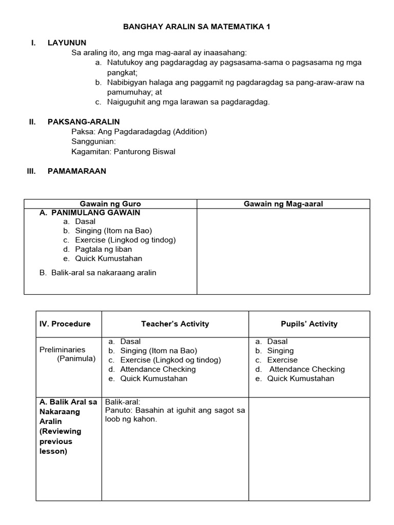 Detailed Lesson Plan Final | PDF
