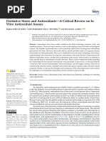 Oxidative Stress and Antioxida