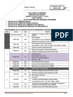 SUT Degree College Calendar February 2024 - V1