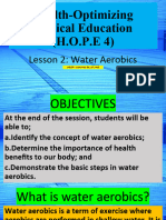 Lesson 2 Water Aerobics