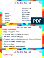 L - 3 An Old Red Hat 
