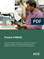 Praxis-CHECK Flyer