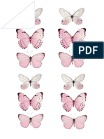 7 PDF Mariposas Pasteles Modernos de Chocolate