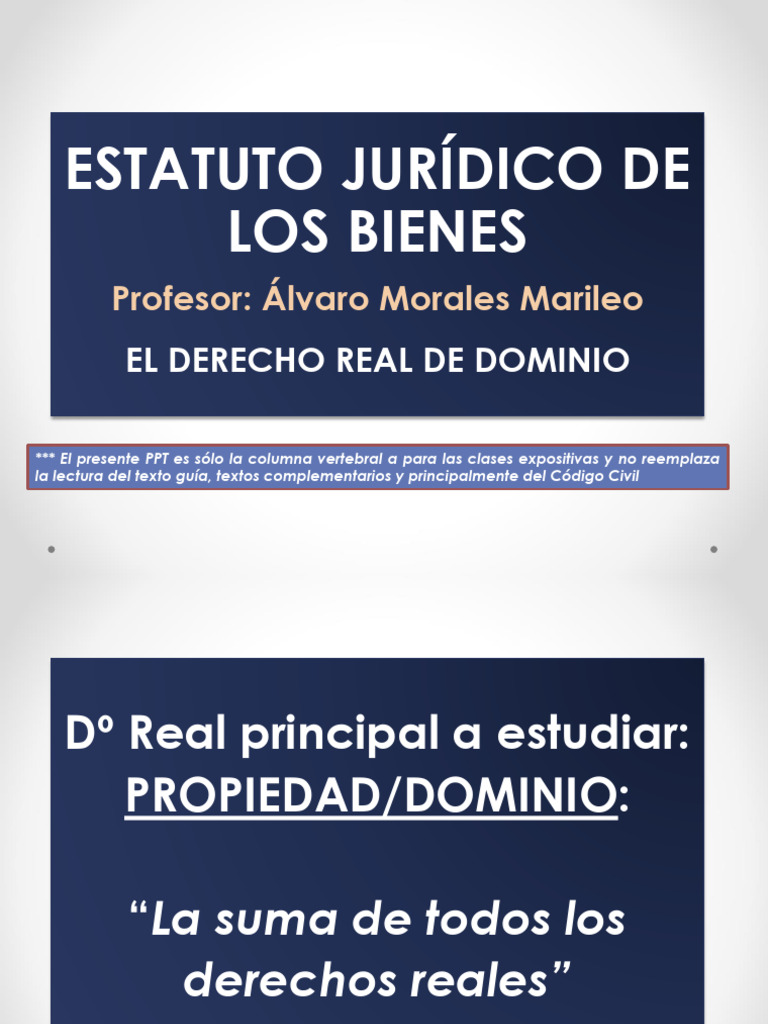 Derecho de Propiedad y Dominio | PDF | Propiedad | Dominio eminente