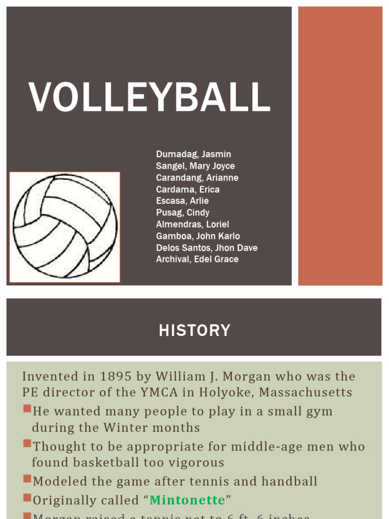 Volleyball Presentation Pdf Volleyball Ball Games